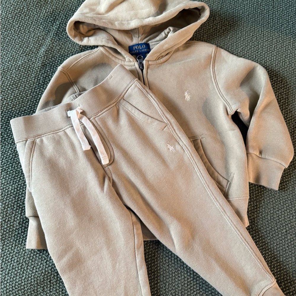 Polo by Ralph Lauren Kids Tan Set